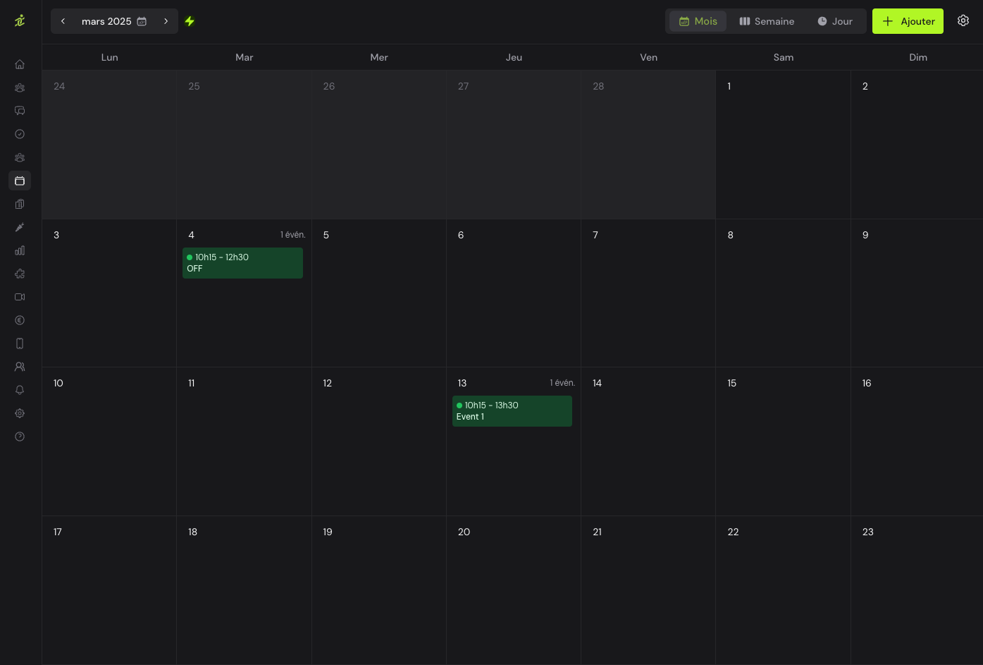 Calendrier